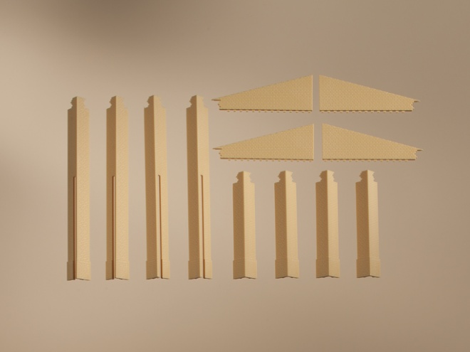Corner pillars extension, yellow<br /><a href='images/pictures/Auhagen/80409_1.jpg' target='_blank'>Full size image</a>